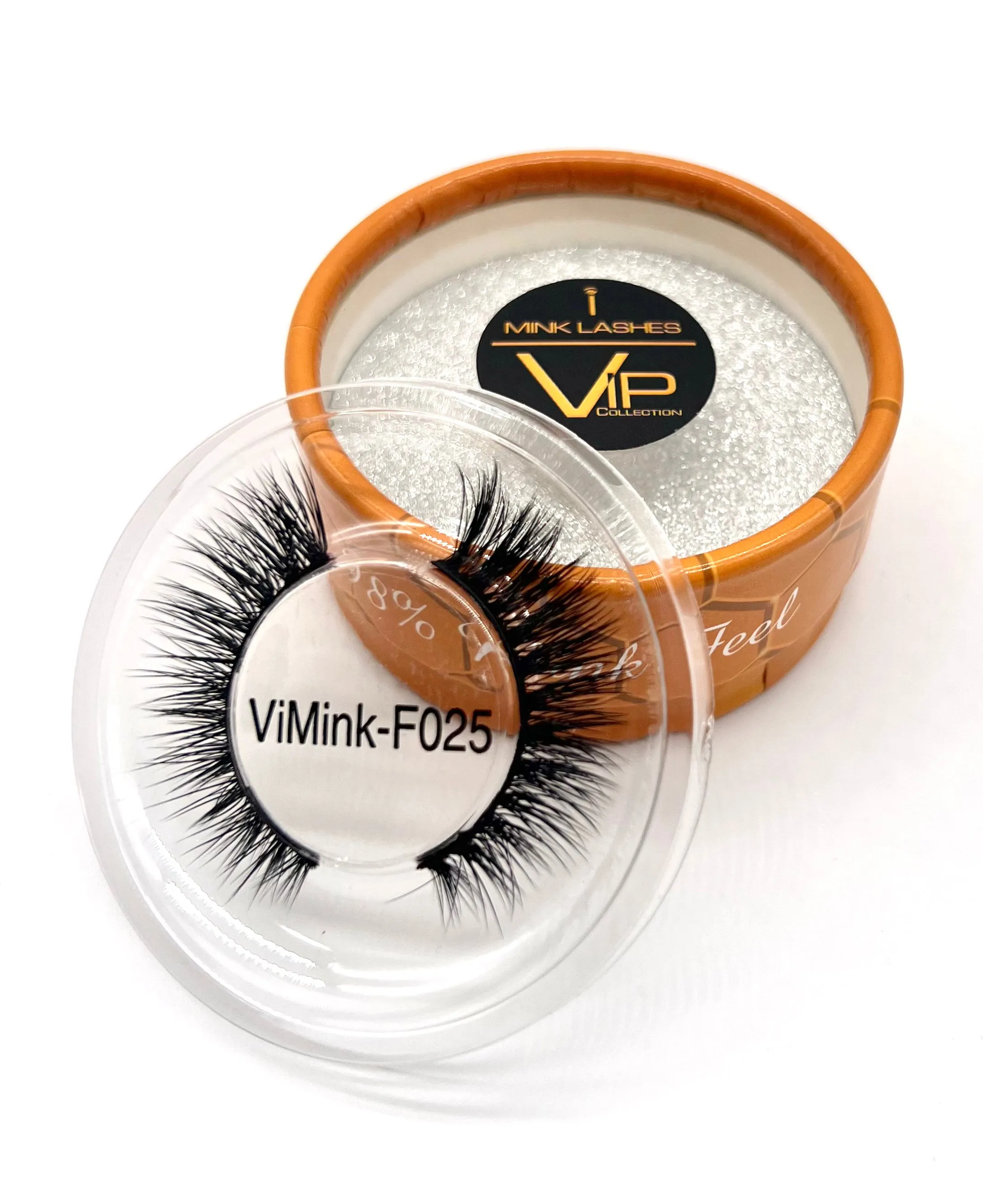 VIP iMink Super Flat Strip Lashes - 98% Mink Feel - Animal Free
