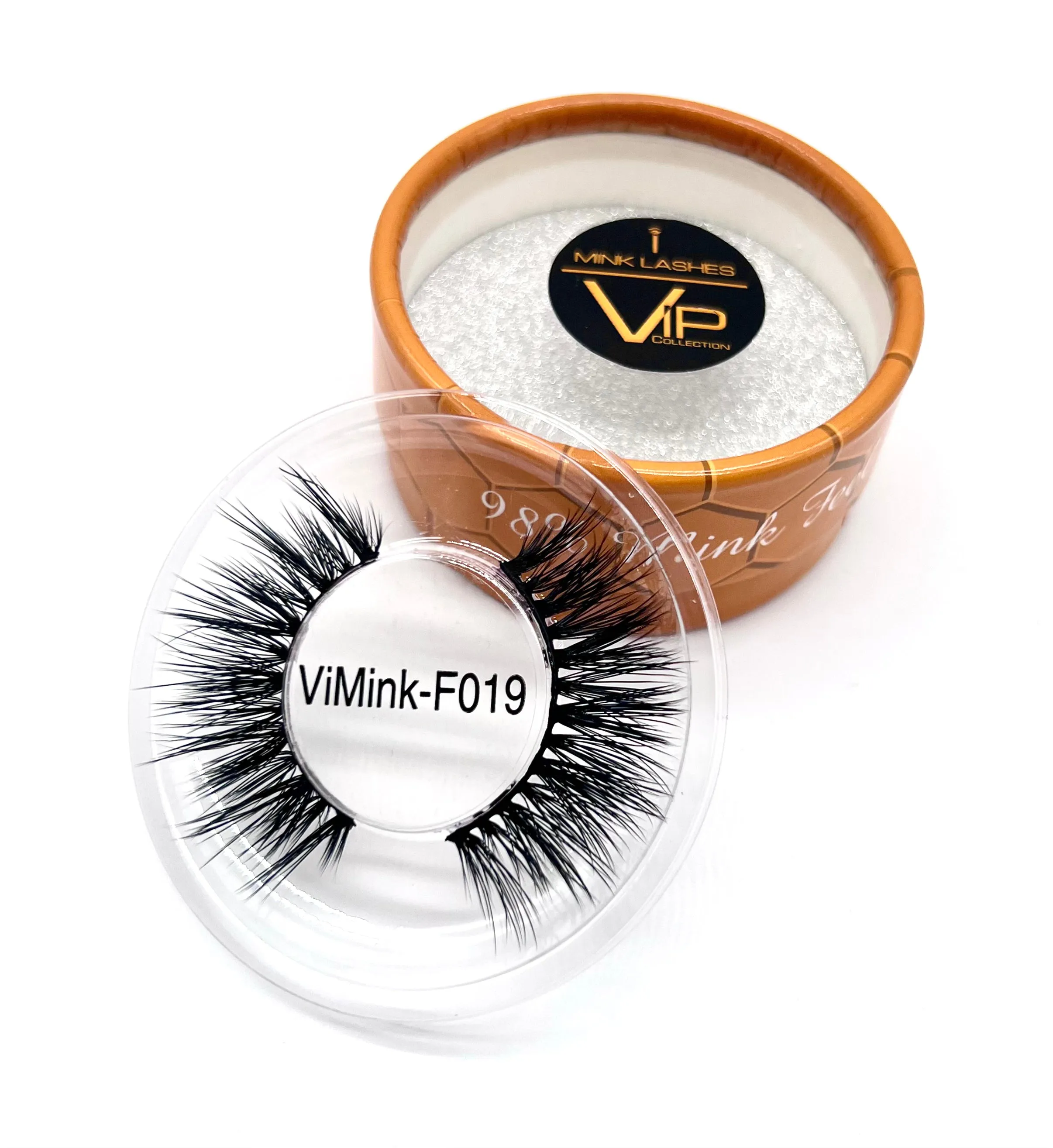 VIP iMink Super Flat Strip Lashes - 98% Mink Feel - Animal Free