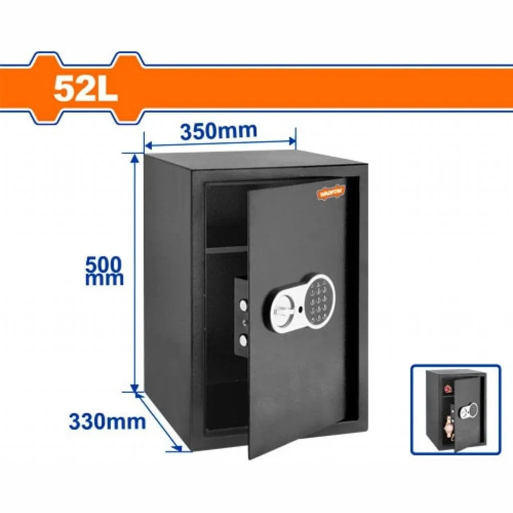 Wadfow Electronic Safe 52L - WEB1550