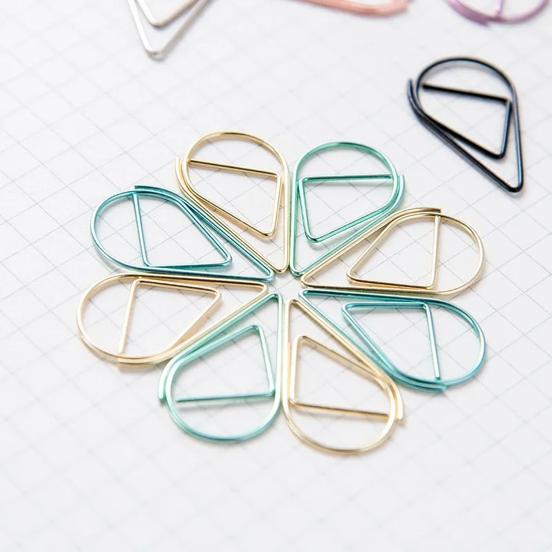 Water Drop Paper Clips