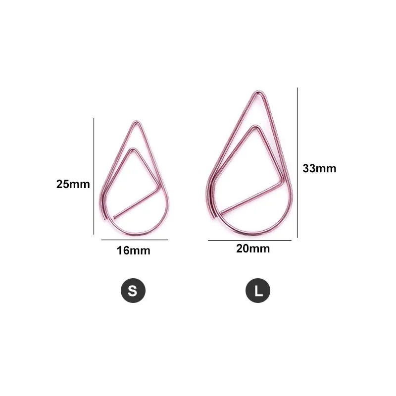 Water Drop Paper Clips