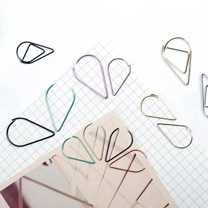 Water Drop Paper Clips