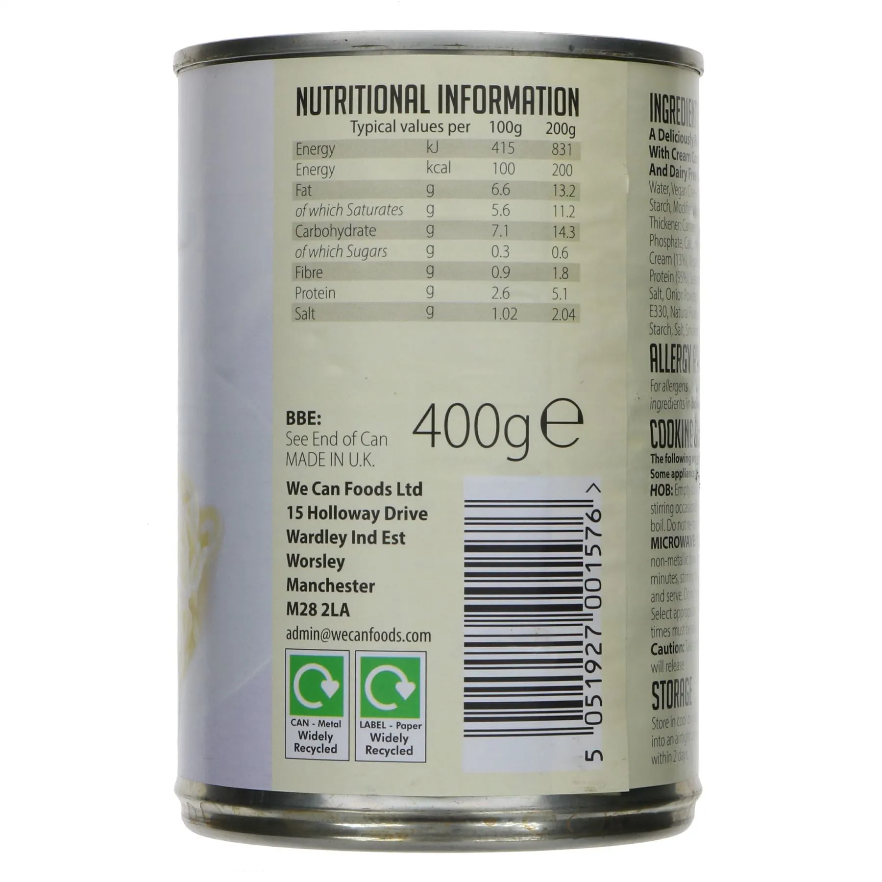 We Can Vegan | Vegan Carbonara | 400G
