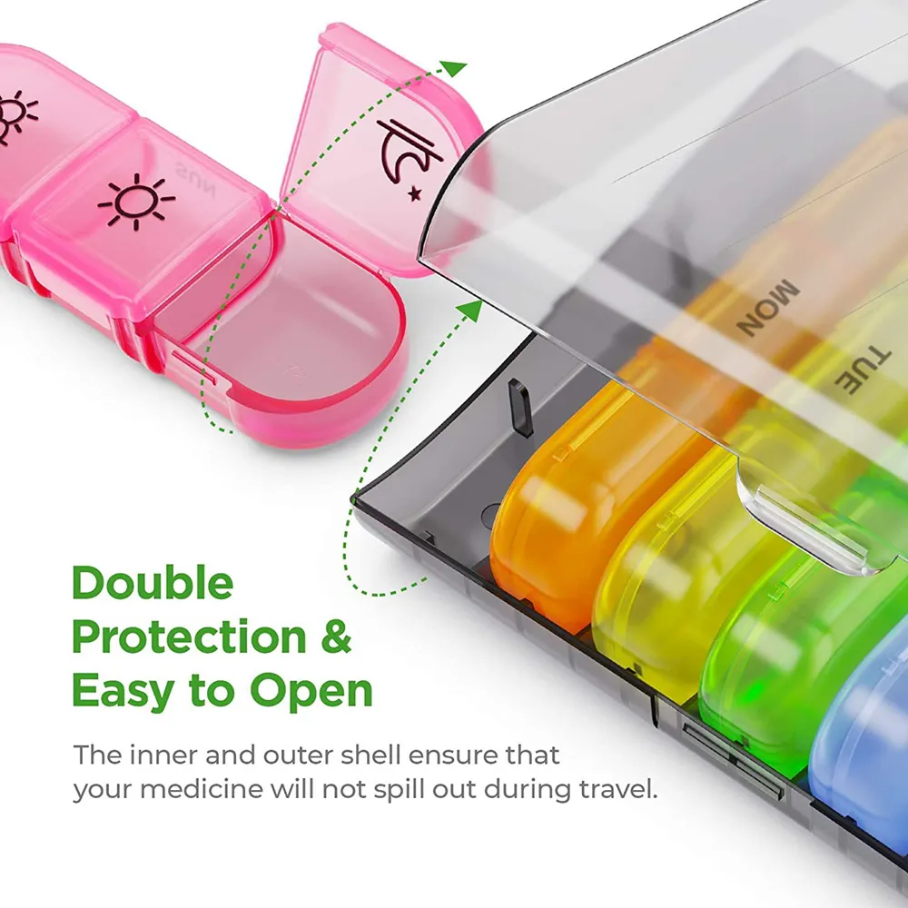 Weekly Medicine Storage Box - 3 Times A Day