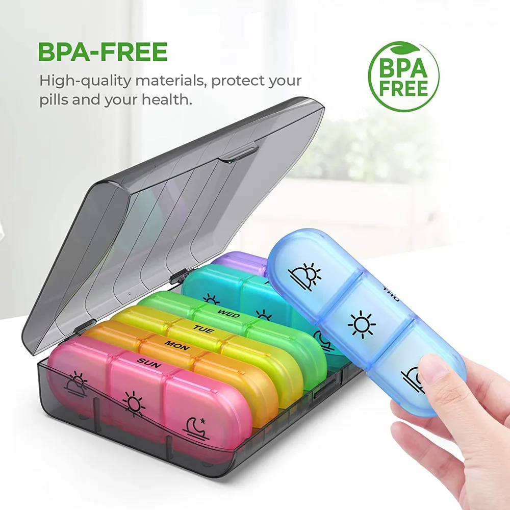 Weekly Medicine Storage Box - 3 Times A Day