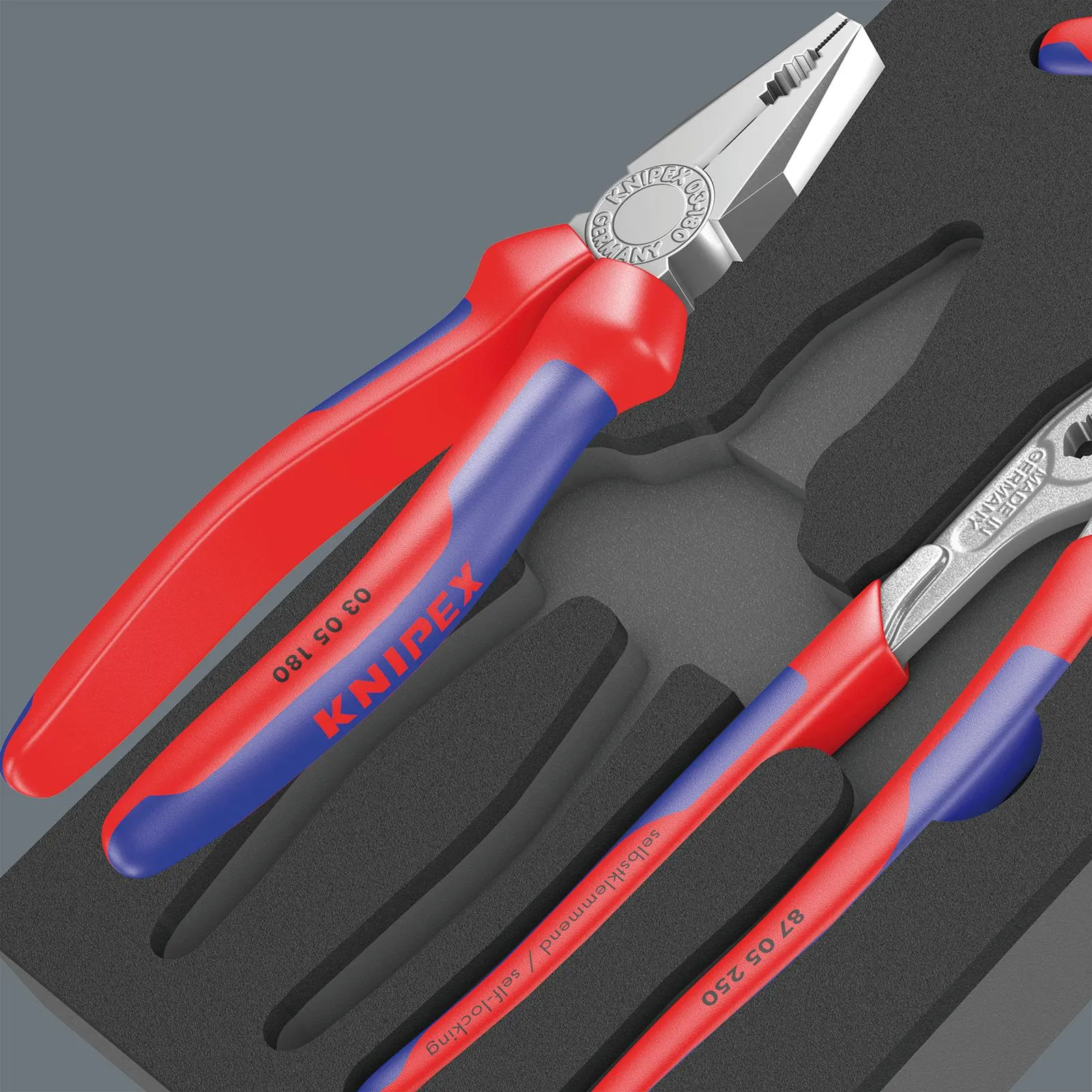 Wera Foam Insert Knipex Pliers Set 1 9780 3 Pieces