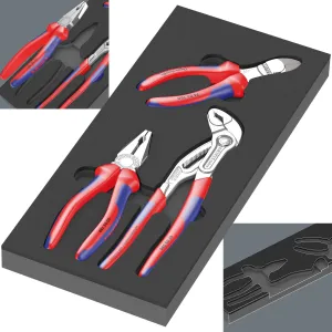 Wera Foam Insert Knipex Pliers Set 1 9780 3 Pieces