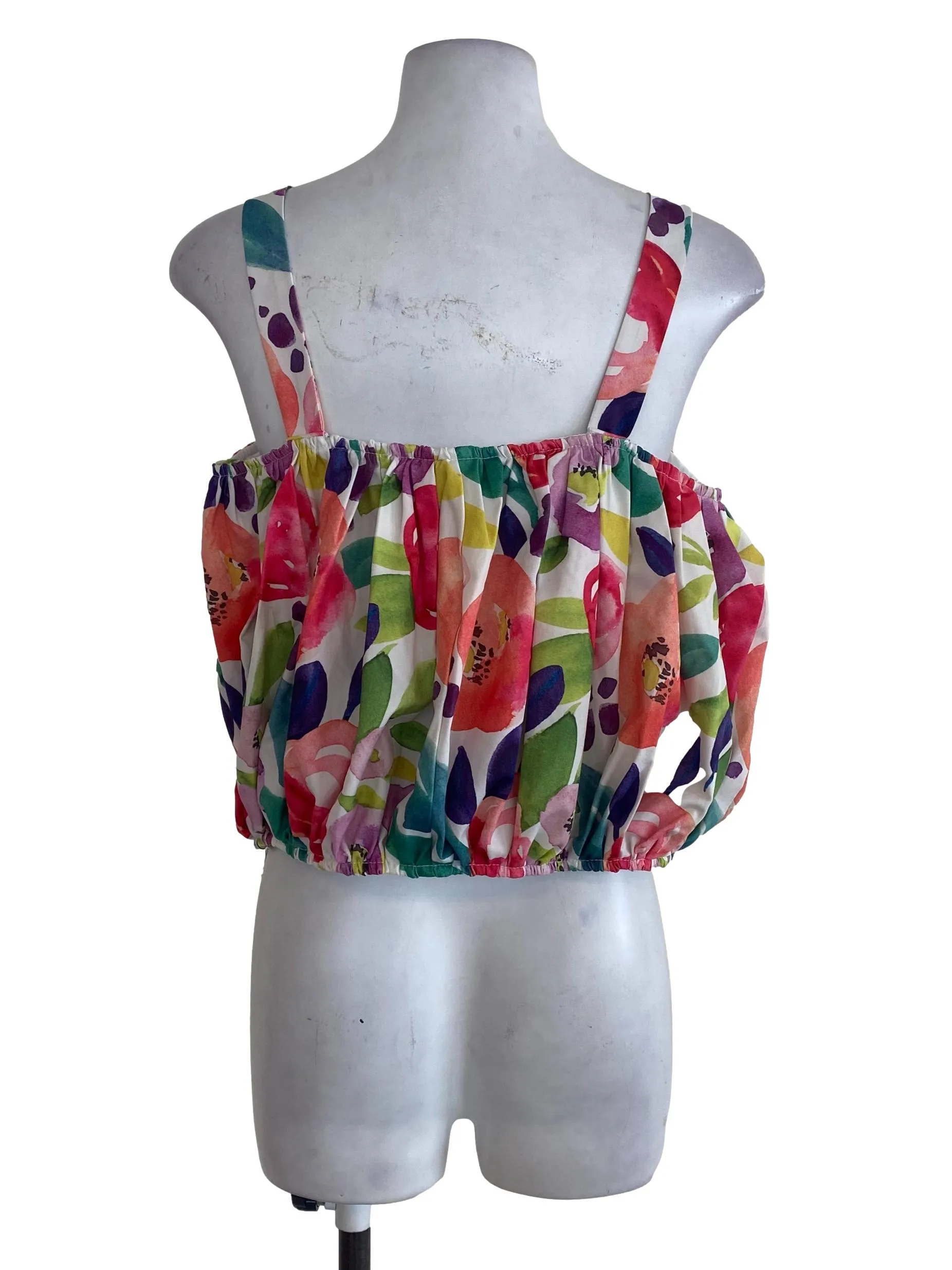 White Colorful Balloon Top