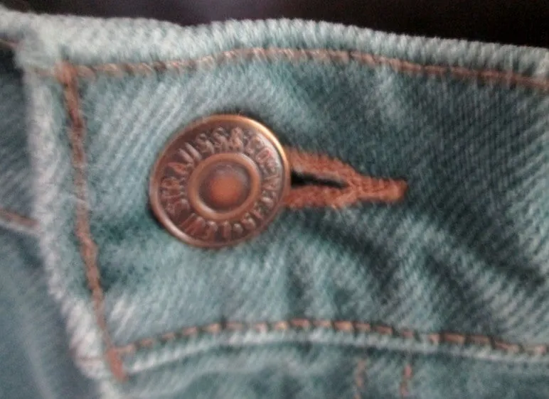 Womens Mens LEVI'S 550 Relaxed Fit JEANS Denim PANTS 32X30 OCEAN BLUE Dungarees