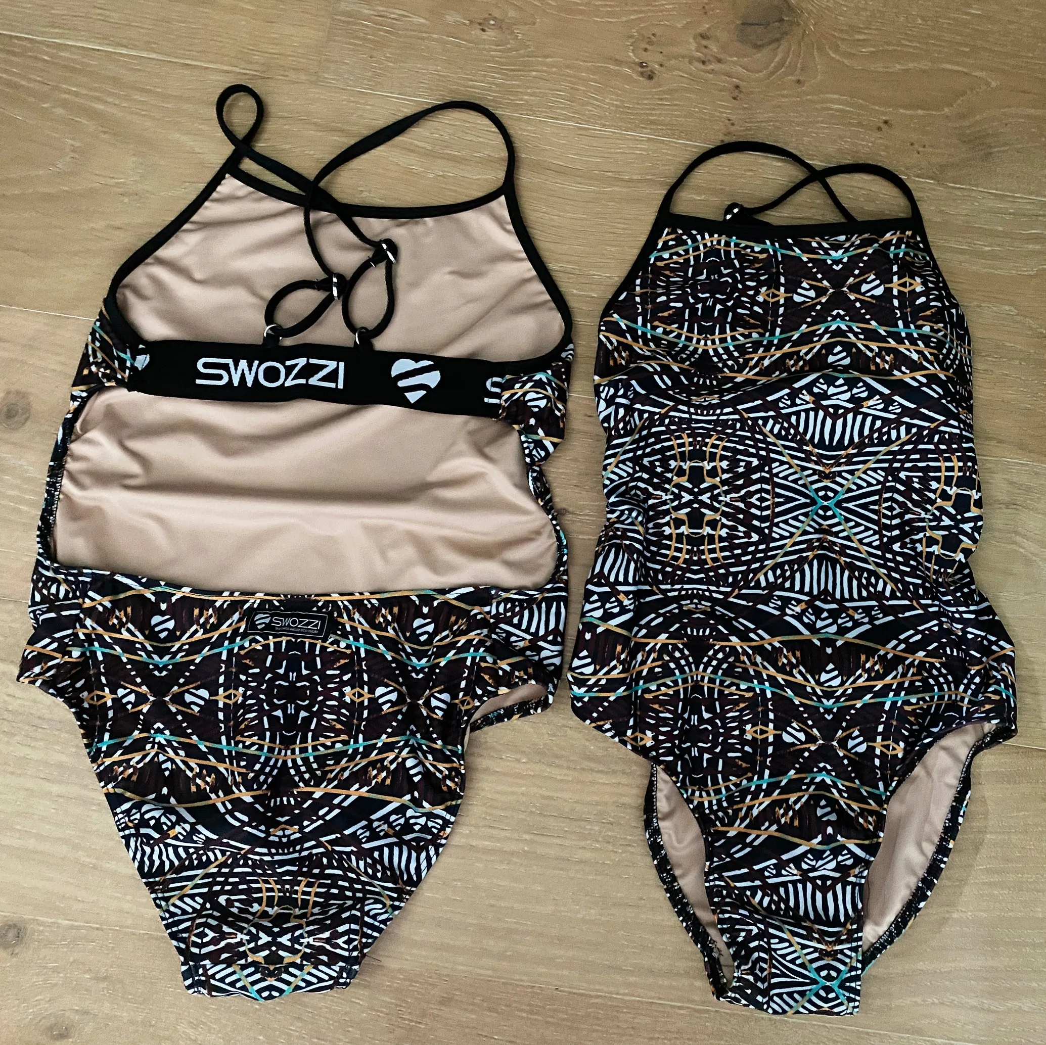 Women's One Piece Elastic Strap Back Tribal Fever