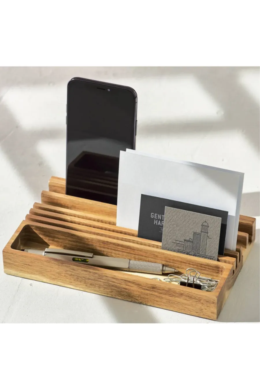 Wooden Desk Organizer