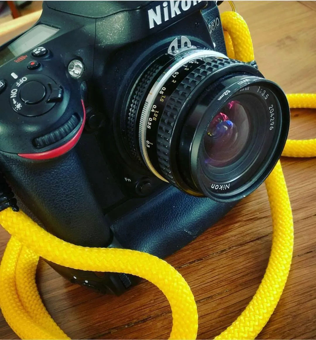 Yellow Camera Strap
