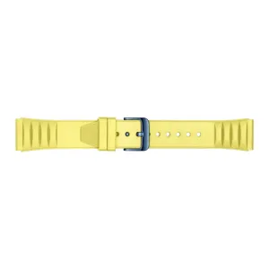 Yellow Fluoro Rubber Strap