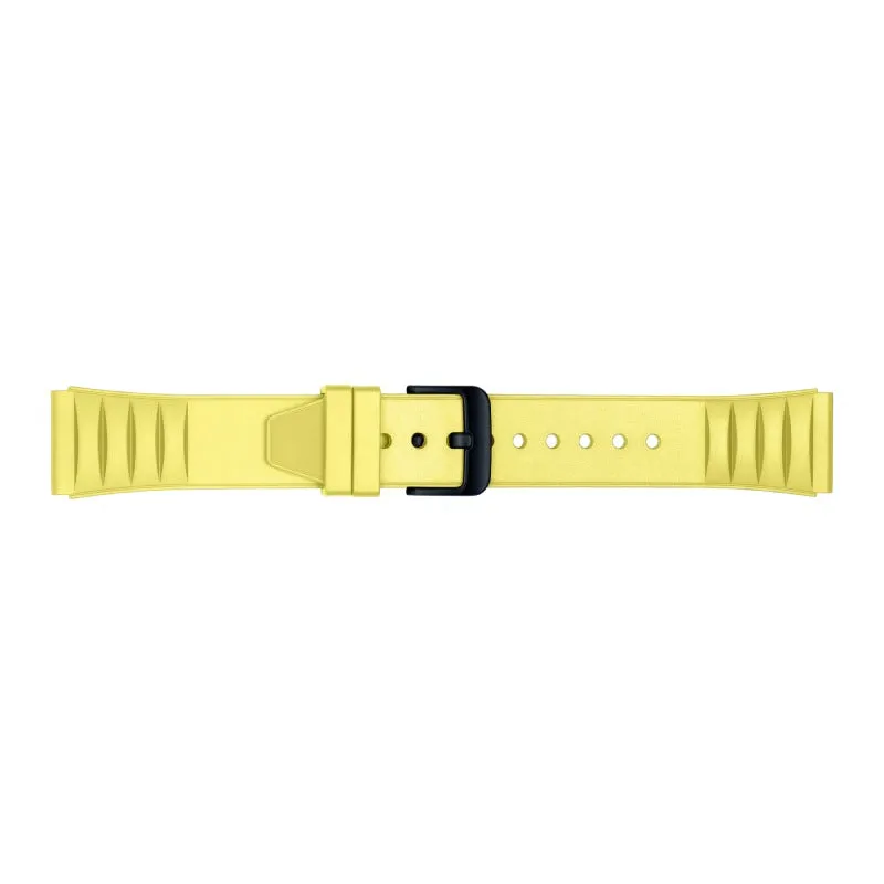 Yellow Fluoro Rubber Strap