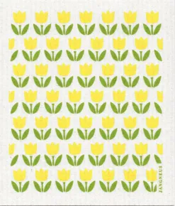 Yellow Tulip Small Dishcloth