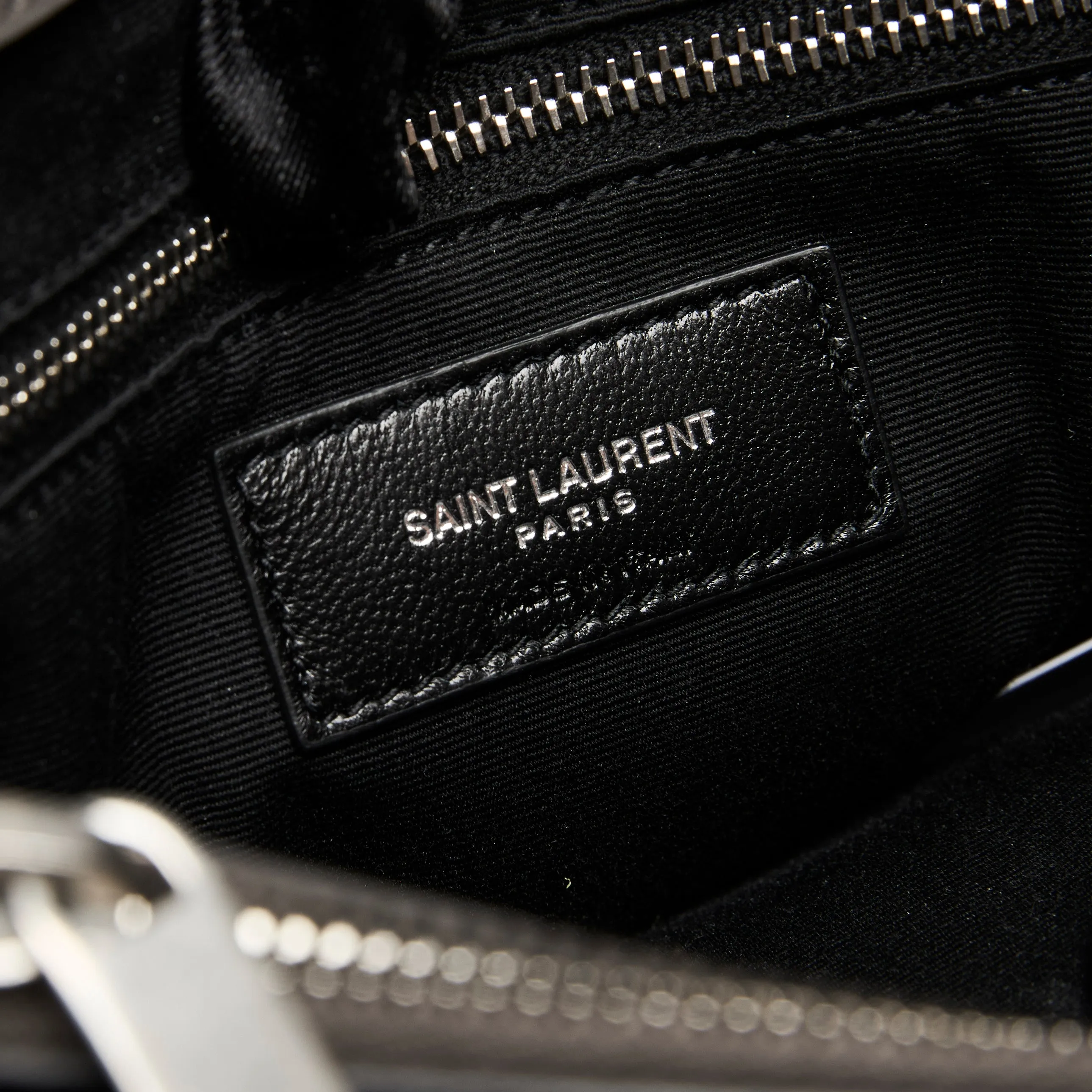 YSL Medium Lou Lou Grey Hand Bag