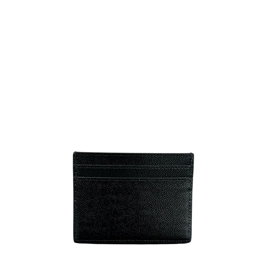YSL Paris Card Case - Black