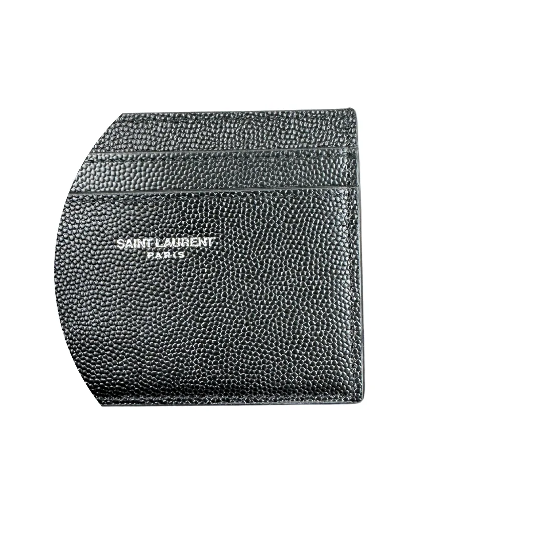 YSL Paris Card Case - Black