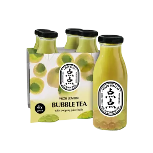 Yuzu Lemon Bubble Tea  4 x 4 x 250ml