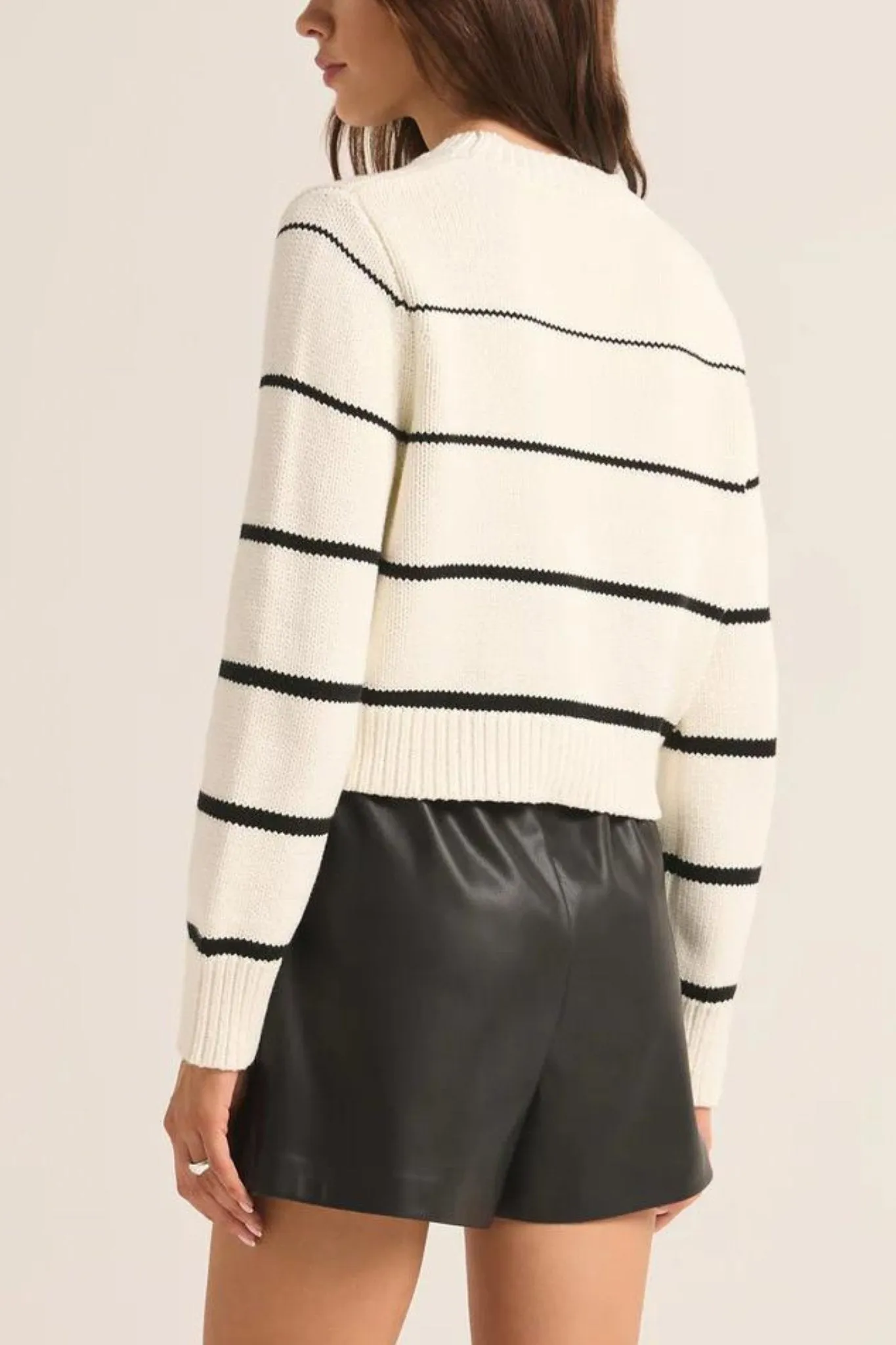 Z Supply: Milan Stripe Sweater in Natural
