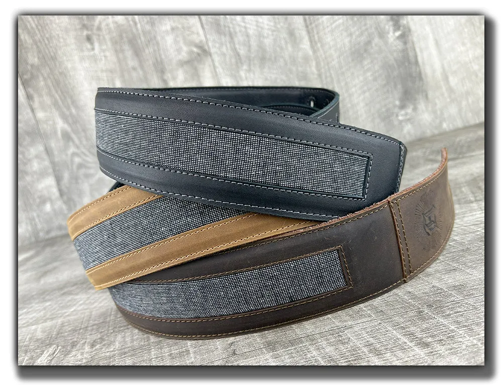 Zenith - Whiskey Brown Leather Guitar Strap - Numbered Limited Edition