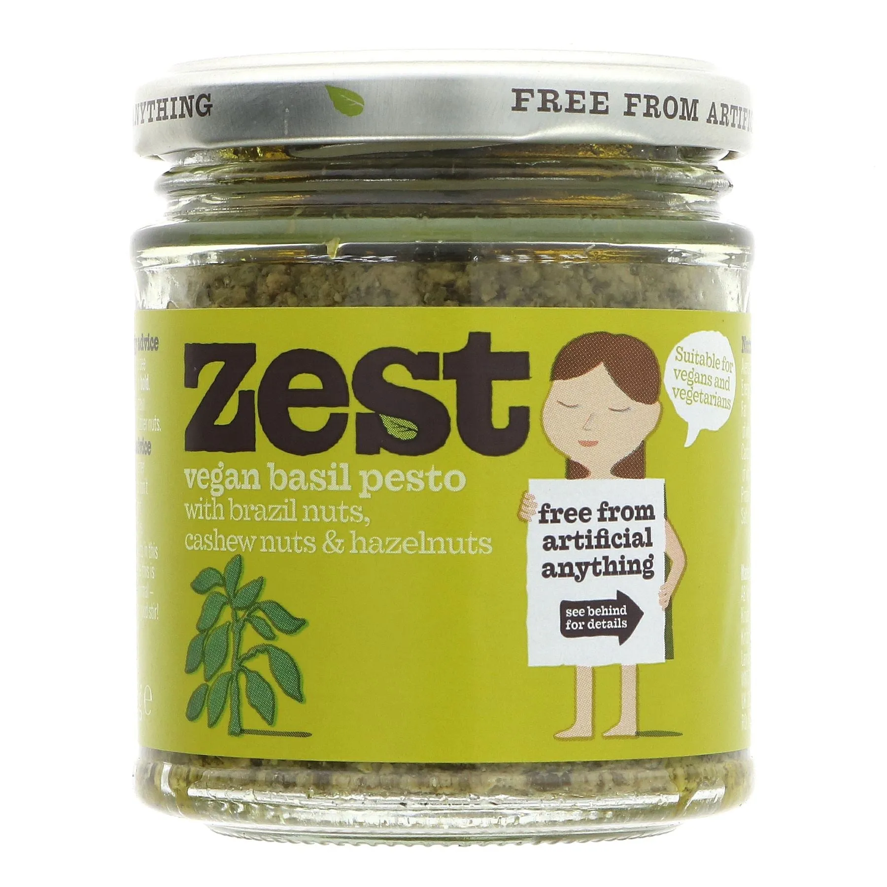 Zest | Basil Pesto, Vegan | 165G